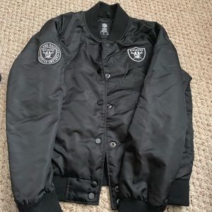 Black Raiders Bomber Jacket